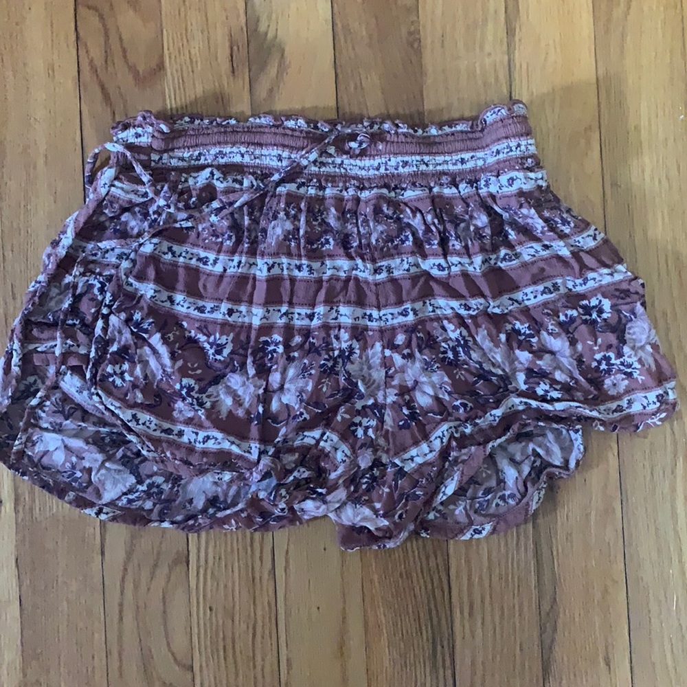 Patterned Flowy Shorts